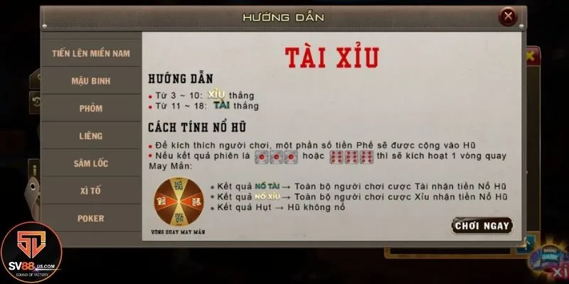 Cách tính hũ Tài Xỉu dễ nắm bắt
